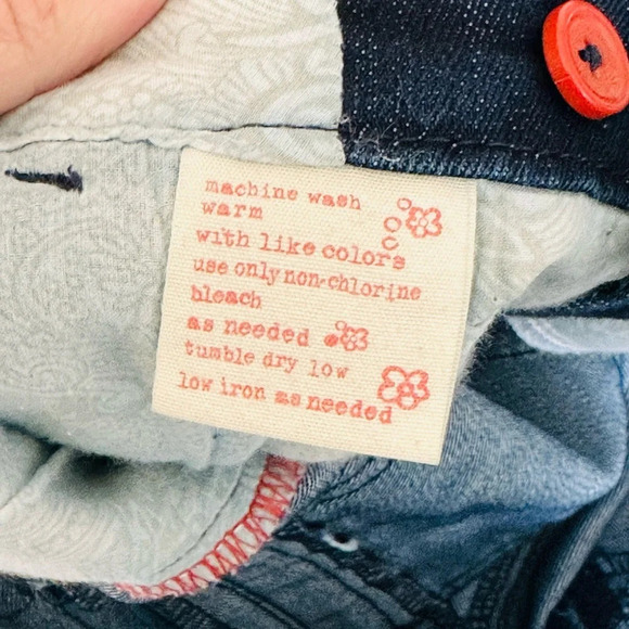 Anthropologie Bica Cheia Indigo Denim Jeans - Size 10 - Picture 15 of 16